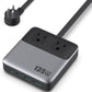 USB C Charger Block,135W GaN Fast Charging Station Hub,6-in-1 USB C Power Strip with 5ft Cord,2 AC & 2 USB A & C,PD 65W Laptop Charger for MacBook Air/Pro,iPhone16/15,Galaxy S24 etc
