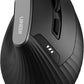 Vertical Mouse Wireless,Bluetooth Mouse with BT5.0/4.0/2.4G, Rechargeable with Battery Indicator,Ergonomic Design for Comfort and Reduced Wrist Strain, Ideal for Home,Office Use,Black