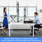 Pholiten Tall Vertically Stacked Dual Monitor Desk Mount Stand,Extra Tall 31 Inch Monitor Stand, Fully Adjustable Monitor arm for 13-32 Inch LCD Screen，Holds up to 22lbs