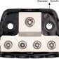 4 Way Power Distribution Block 1x 0/2/4 Gauge in 4X 4/8/10 Gauge Out Nickel Plated Car Audio Splitter Amp Distribution Connecting Block,2Pcs