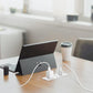 Conference Recessed Power Strip Socket Waterproof,Conference Table Splash Resistant Furniture Recessed Power Strip,Flush Mount with 3 Outlets,6ft Extension Cord,Flat Plug