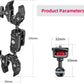 ULANZI Super Clamp Double Camera Clamp with 1/4" Adapter, CO17 Crab Plier Clip Bracket Mount Monitor Magic Arm Double Ball Head Adapter for Photo Studio Light Stand, Photo Boom Stand, Cross Bars