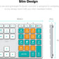 JCPAL ProGuide Wireless Keyboard for Procreate - Bluetooth Rechargeable Macro Pad Mini Keyboard for iPad Procreate with 35 Color-Coded Buttons