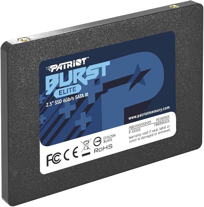 Patriot Memory Burst Elite SATA 3 480GB SSD 2.5 Inch Solid State Drive