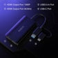 USB 3.0 to HDMI Splitter Extended Display Dual Monitors, USB 3.0-A/C to Dual HDMI Adapter 4K@30Hz+1080p@60Hz Compatible MacBook/MacBook Pro Air Dell (MST Support MacOS/Windows)