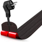 Floor Cord Cover Self Adhesive Cord Hider,3.3FT Cable Management, Extension Strip Protector for Wires, Prevent Cable Trips for Offices, Gyms, Exhibitions Cavity:0.39"(W) x 0.27"(H) Black Wood
