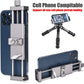 Full Metal Tablet Tripod Holder – Compatible with iPad mini, Air, Pro | 1/4" Screw & ARCA Dovetail Mounts | Universal Tablet Clamp Adapter