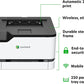Lexmark C3326dw Color Laser Printer with Ethernet, Mobile-Friendly, Wireless Office Printer with Automatic Two-Sided Printing (3-Series)