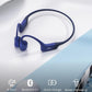 SHOKZ OpenRun Mini - Bone Conduction Headphones,Open-Ear Bluetooth Wireless Sport Headphones for Running & Workout,Sweat Resistant, Long 8H Playtime,Mic,with Hair Band-Blue