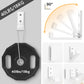 Folding Coat Hooks, 5pcs White Wall Hooks Heavy Duty for Hanging Coat Towel Backpack, Foldable Adhesive Hooks, Headphone Jacket Holder, Aluminum Alloy Hook with Screws for Purse Hat Bag Keys