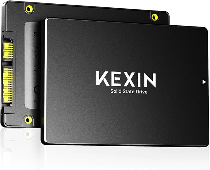 KEXIN SSD 1TB Internal SSD 2.5" SATA III Internal Solid State Drive 1T up to 500MB/s SATA 3.0 Internal Drive 3D NAND Flash Internal SSD for Laptop PC Storage and Upgrade