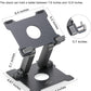 KABCON Adjustable Aluminum Tablet Stand (7-13.5 inch), Compatible with iPad, Surface Pro, FIRD HD 10, Samsung Galaxy Tab E, ASUS Transformer & Other Devices