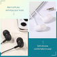Macarrie 200 Pack Earbuds Bulk Earphones 3.5 mm Classroom Headphones for Adult Assorted Colors Earbud Wired Earphone Without Mic for Adult Office Home Individually Bagged(Multicolor)