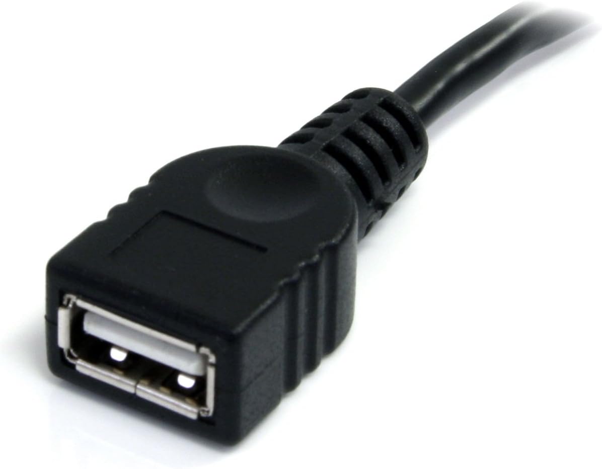 StarTech.com 3 ft Black USB 2.0 Extension Cable A to A - M/F - 3 ft USB A to A Cord (USBEXTAA3BK)