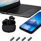 TOCOL USB C Dust Plug 4 Pack Type C Anti Dust Plug Cover Charging Port Protector Cap with Cleaning Brush for iPhone