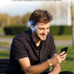 Open-Ear Headphones, Over Ear Earbuds with Ear Hooks, True Wireless Bluetooth Earphones with Microphone, Touch Control, Clear Calls, 60H Playtime, IPX7 Waterproof for Running and Workouts
