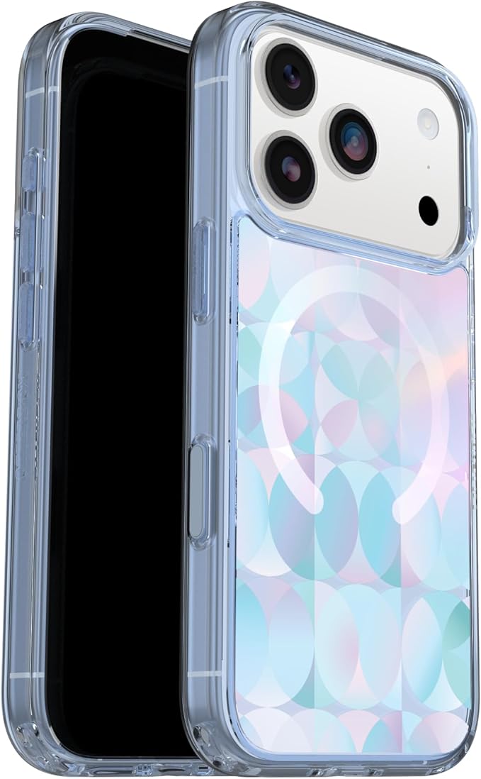 OtterBox iPhone 17 Pro Symmetry Series Clear Case - Opal Prism - Blue
