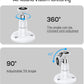 FastSnail Wall Mount Compatible with Wyze Cam Pan V3 & Wyze Cam V4/V3 & Wyze Cam Outdoor/Indoor, 360 Degree Swivel Adjustable Bracket for Wyze Cam and Other Camera with Same Interface 2 Pack