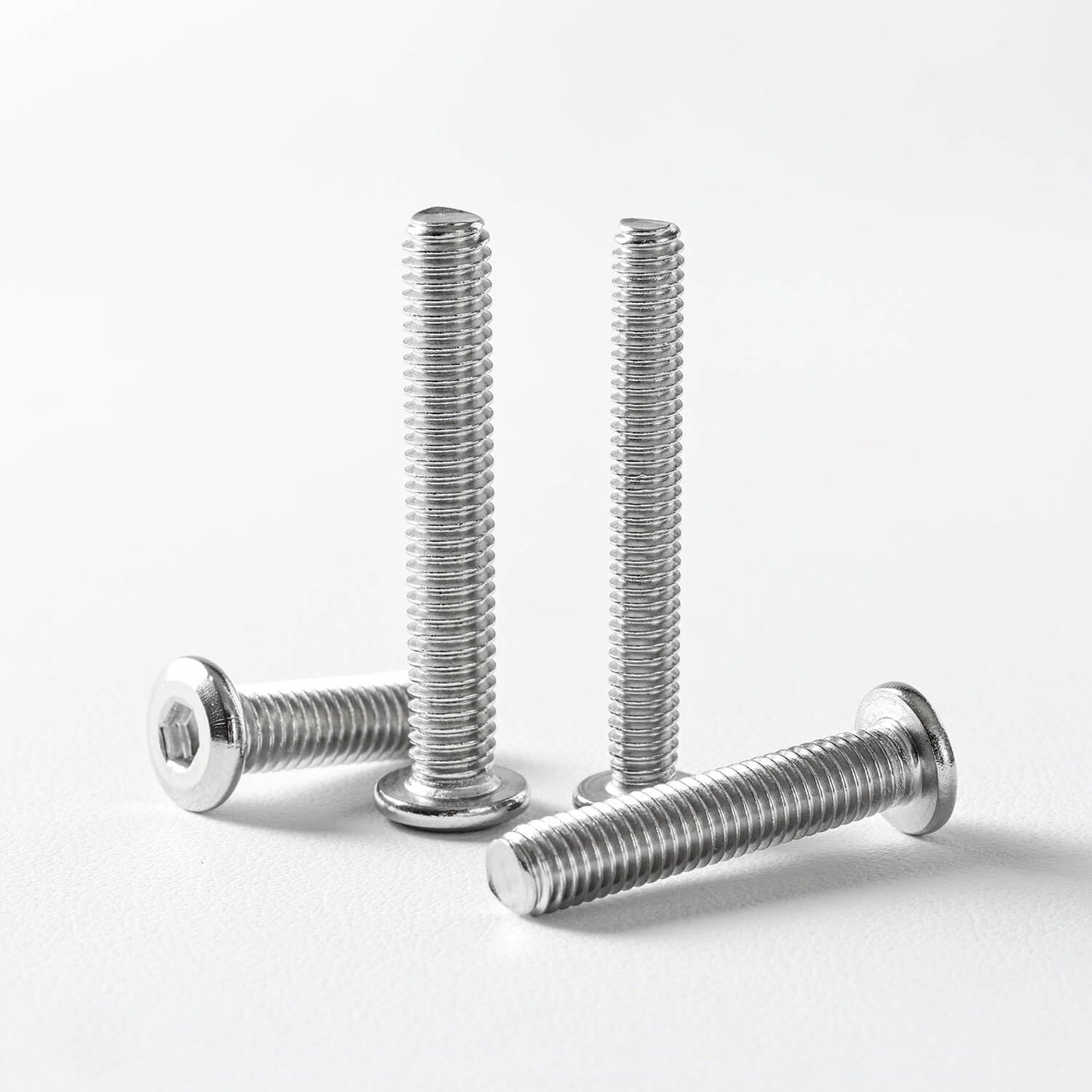 5/16-18 x 3/8" (30 Pack) Flat Head Hex Socket Cap Screws Bolts, 304 Stainless Steel 18-8, Hex Drive, Bright Finish, Fully Machine Thread