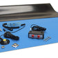 Rubber ESD Anti-Static HIGH Temperature Soldering Mat - KIT-24" X 72" (2' x 6') - 0.08" Thick - Dual Bench and Wrist Strap - Blue