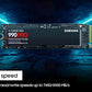 Samsung 990 PRO SSD 1TB PCIe 4.0 M.2 2280 Internal Solid State Hard Drive, Seq. Read Speeds Up to 7,450 MB/s for High End Computing, Gaming, and Heavy Duty Workstations, MZ-V9P1T0B/AM