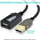 BlueRigger USB Extension Cable (32FT/10M, Long Active USB2.0 Extender, Male to Female Repeater, Data Transfer Cord)- for Game Consoles, Printer, Camera, Keyboard, Hard Drives