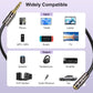 J&D 3.5mm TRRS Cable, 1/8 Inch 4 Pole TRRS Jack Male to Female Auxiliary Extension Cable for Headphones, Car Stereos, Phones and Speakers, 3 Feet