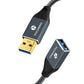 USB 3.0 Extension 3.3FT, USB Male to Female USB 3.0 Extender Cable for Webcam, Camera, Phone, USB hub, Mouse, Keyboard, Printer, Hard Drive, Headset