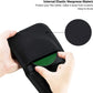 3 Pockets Camera Filter Case for Filter Up to 82mm (fits 82mm 72mm 67mm 62mm 58mm 55mm 52mm 49mm 46mm 43mm 40.5mm 37mm) with Microfiber Cleaning Cloth,Belt Loop Design Compact Lens Filter Pouch Wallet