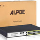STEAMEMO 28 Port PoE Switch, 24 PoE+ Port@ 360W, 2 Gigabit Uplink, 2*1G SFP, 802.3af/at, Metal Casing 19-inch Rackmount, Overload Protection w/ Port, Unmanaged Plug and Play