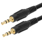 Cmple - 3.5mm Aux Audio Cable Stereo 25 ft Male to Male Speaker Cable Auxiliary Cord Adapter for Car, Phone, Headphones - Black