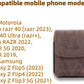 Universal Phone Holster Phone Pouch Case Belt Clip Belt Loops Card Slot Faux Leather for Man for Samsung Galaxy Z Flip 5/4/3 Motorola Razr Plus Razr+ 2023 (Brown&Yellow, XS(3.7"x3.1"x1.1"))