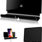 TXEsign Adhesive Wall Tablet Holder Mount Stand for Tablet Smartphones eReader Wall Holder Mount (Black)