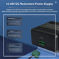Mini Industrial Switch 10 Ports Gigabit Switch Hardened 10 Port RJ45 10/100/1000Mbps Ethernet Switch Din Rail Mount Outdoor Ethernet Switch, Unmanaged Network Switch (-40 to 176°F) with 12-48V DC