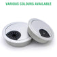 5 Pcs Desk Grommet 2" / 50 mm, Desk Cord Hole Cover, Cable Grommet ABS Plastic, Desk Hole Grommet for Home & Office Pc, Detachable Cable Cord Organizer-Silver Sand