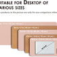 Cork Desk Mat - Dual-Sided Desk Pad for Office and Home - Desk Organization and Accessories - Ideal for Large Mouse Pad and Desk Mats on Top of Desks(Pink,31.5"x 15.7")