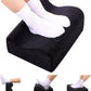 Foot Rest for Under Desk at Work, Ergonomic Under Desk Footrest with Washable Cover, Memory Foam Foot Stool for Office Chair & Gaming Chair, Back & Hip Pain Relief, Black