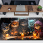 Commander Roleplay Desk Pad Mat Role Gaming XXL Big Mouse Pad Gaming Tabletop Game Gamer Gift - Mousepad XXL Laptop Computer Keyboard Pad with Stitched Edges Anti-Slip Funny Deskpad 31.5x15.7 in