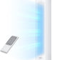 Dreo Tower Fan for Bedroom, 25ft/s Velocity Quiet Floor Fan, 90° Oscillating Fans for Indoors with 4 Speeds, 4 Modes, 8H Timer, Standing Fans, Bladeless Fan, White, Nomad One (DR-HTF007)