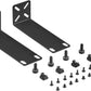Rack Mount Kit for 8.7 inch Switches, Adjustable Rack Ears for Netgear, Cisco, D-Link, TRENDnet and HP Products, Mount 8.7" Wide to 19" Equipment, Adjustable Hole Distance 14-30mm