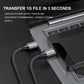 USB 3.0 A to A Male Cable 6 ft,Super Speed Type A Male to Male Cable USB 3.0 Double End USB Cord for Hard Disk, Cameras,Laptop Cooler, DVD Player and More (6FT/2M)