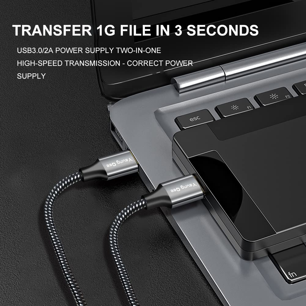 USB 3.0 A to A Male Cable 12 ft,Super Speed Type A Male to Male Cable USB 3.0 Double End USB Cord for Hard Disk, Cameras,Laptop Cooler, DVD Player and More (12FT/4M)