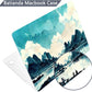 Batianda Premium Case for New MacBook Air 15 inch 2025 M4 2024 2023 with M3 M2 Chip Model A3241/A3114, Designed Protective Plastic Hardshell & Keyboard Cover & Screen Protector, Landscape Painting