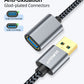 SUNGUY 5Gbps USB 3.0 Extension Cable, 6FT USB Extender, USB A Male to Female Cord, Braided High Data Transfer Compatible with Xbox, Hard Drive, Webcam, USB Keyboard, Mouse, Flash Drive, Oculus VR