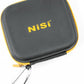 NiSi - Caddy II Circular Filter Case, Portable and Lightweight Camera Lens Pouch for 8 Filters, Fits Up to 95mm, Waterproof and Shockproof, Larger Opening Lens Bag, Caddy Case with Metal Hanging Clip