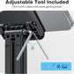 OMOTON Tablet Stand for iPad, Adjustable Tablet Holder for Desk, Portable Monitor Stand Compatible with 4-15.6" Tablets Kindle Such as iPad Pro 11, 10.2, 13, Air/Mini