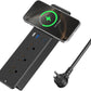 8 in 1 Recessed Power Strip with 15W Wireless Charger, 20W Fast Charging Furniture Outlet, Plug in 3 AC Outlets & 4 USB Ports Flush Mount, 10FT Cord
