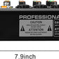 6-Channel Professional DJ Audio Mixer, DJ Controller Sound Mixer DSP 16 Preset Effects, Ideal for Home Party