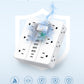 Power Strip Surge Protector 10ft Extension Cord,SMNICE Flat Plug with 12 Outlets 6 USB(2 USB C),Surge Protector Charging Station with Overload Protection for Home, Dorm,Office