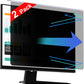 【2 Pack】 22 Inch Privacy Screen Protector (Compatible with 20", 20.2", 21.5", 21.6") for 16:9/16:10 Widescreen Monitors-Blue Light Blocking,Hanging Design, Anti-Scratch for Desktop Computers